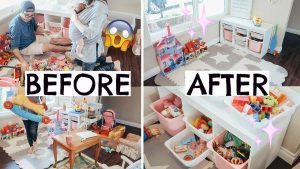 Cleaning Up Toys preschool activity